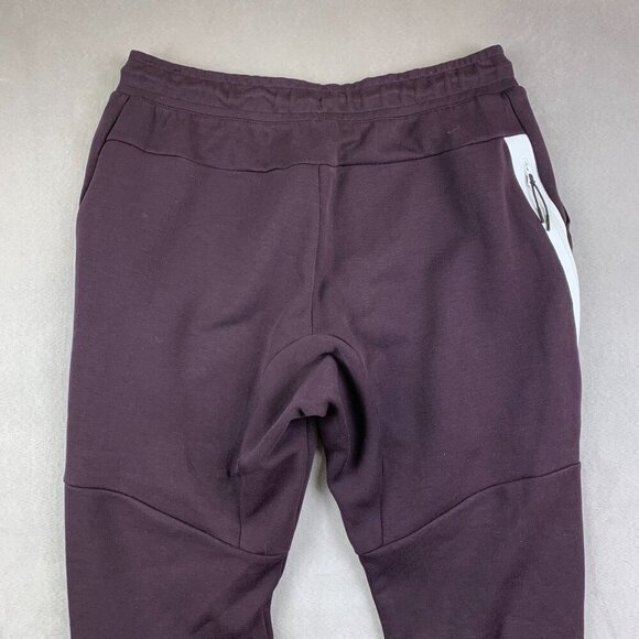 Nike Men Sweatpants Large Purple Tech Fleece Joggers Tapered Athletic 805162-659 - Picture 12 of 15